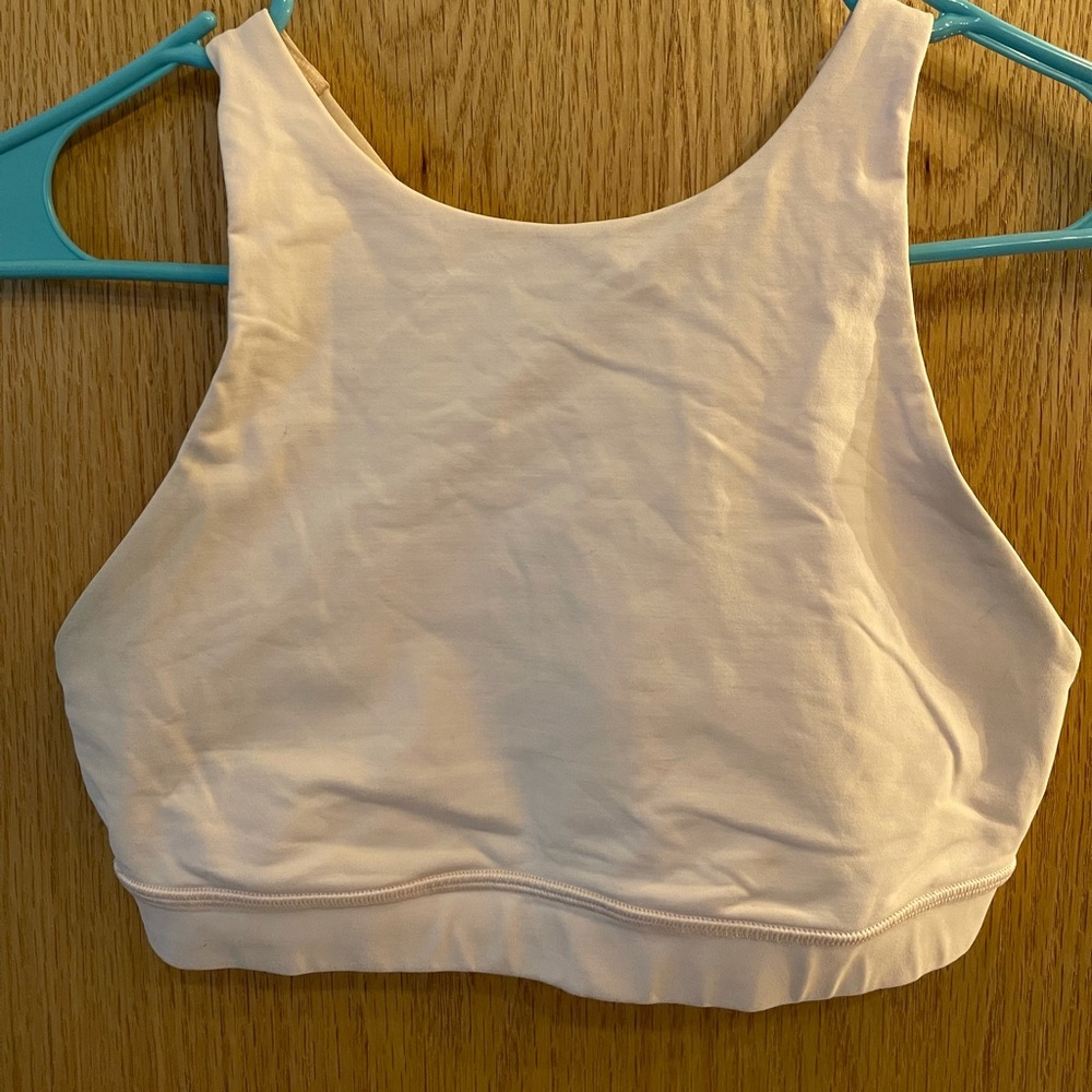 lululemon athletica Cream Sports Bra